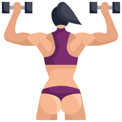 a woman weightlifter