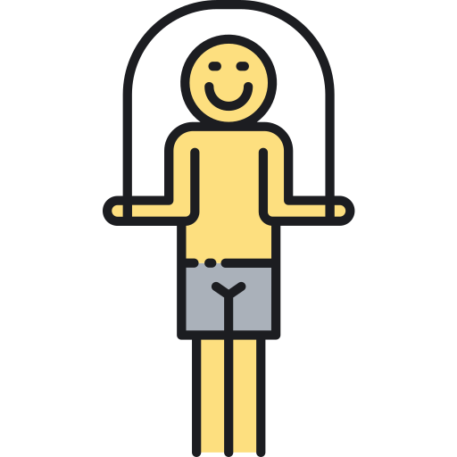 a man jumping rope