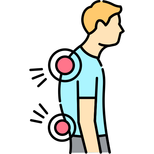 man with back pain